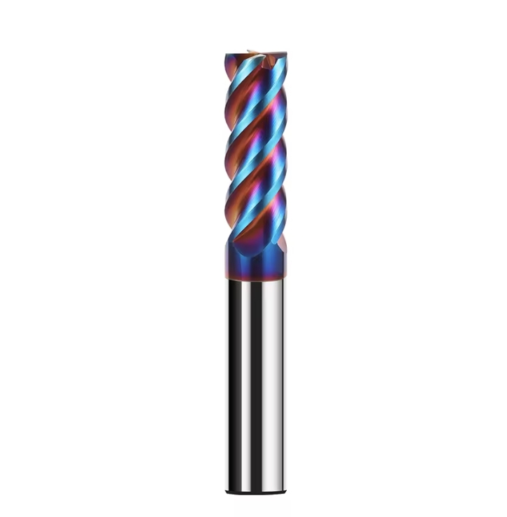 MR Carbide end mill cutter HRC65 for stainless steel and hardened steel CNC cutter tool